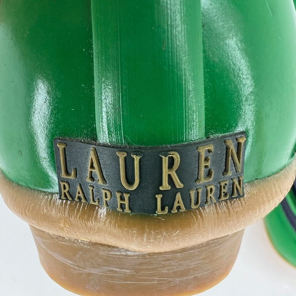 Lauren Ralph Lauren Womens Makenna Green Navy Blue Lace Up Size 7B Boat Shoes - Picture 7 of 11